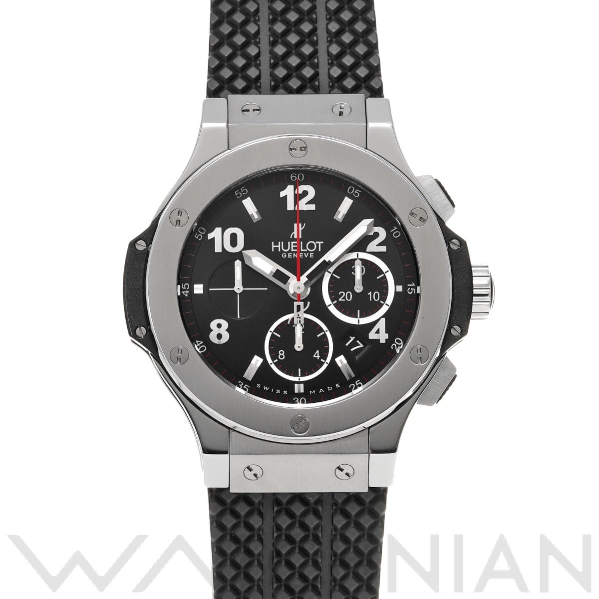 ビッグバン スチール 301.SX.130.RX マットブラック ウブロ HUBLOT メンズ 【中古】