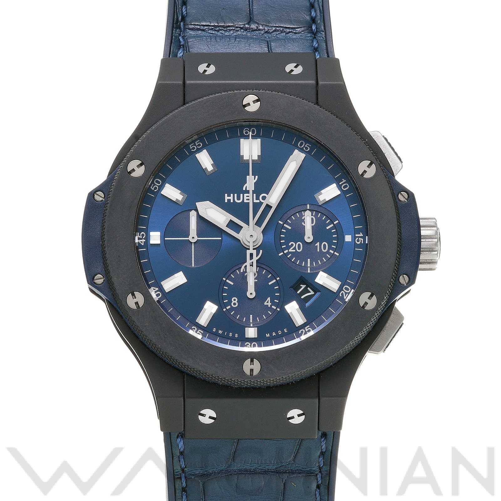 ビッグバン セラミック ブルー 301.CI.7170.LR ブルー ウブロ HUBLOT メンズ 【中古】