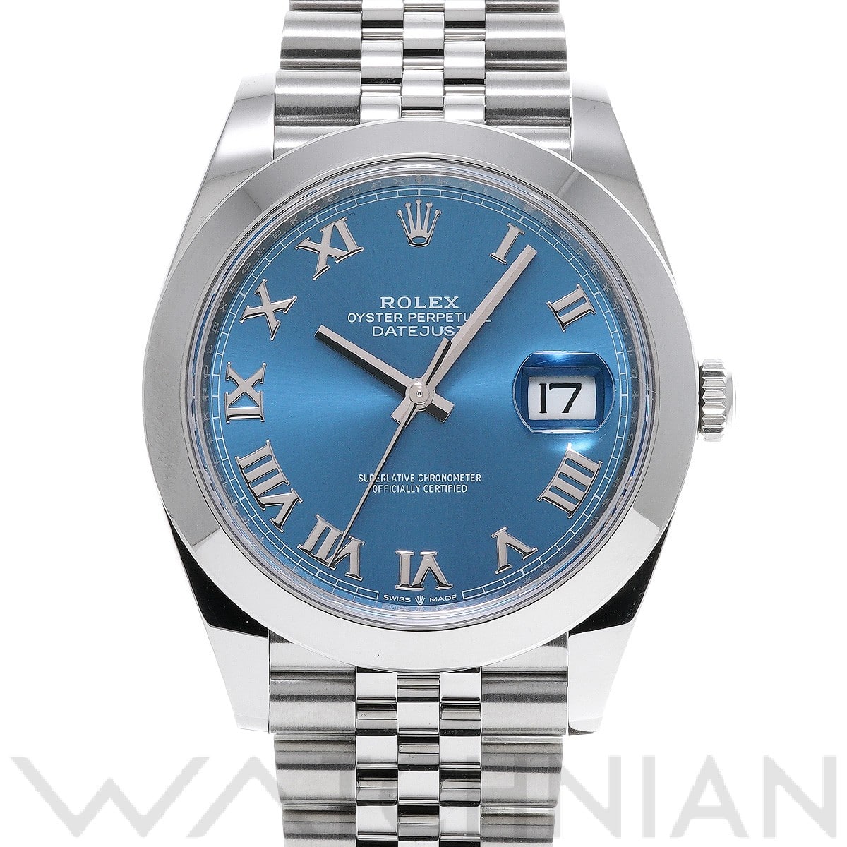 デイトジャスト 41 126300 ランダムシリアル アズーロブルー ロレックス ROLEX メンズ 【中古】