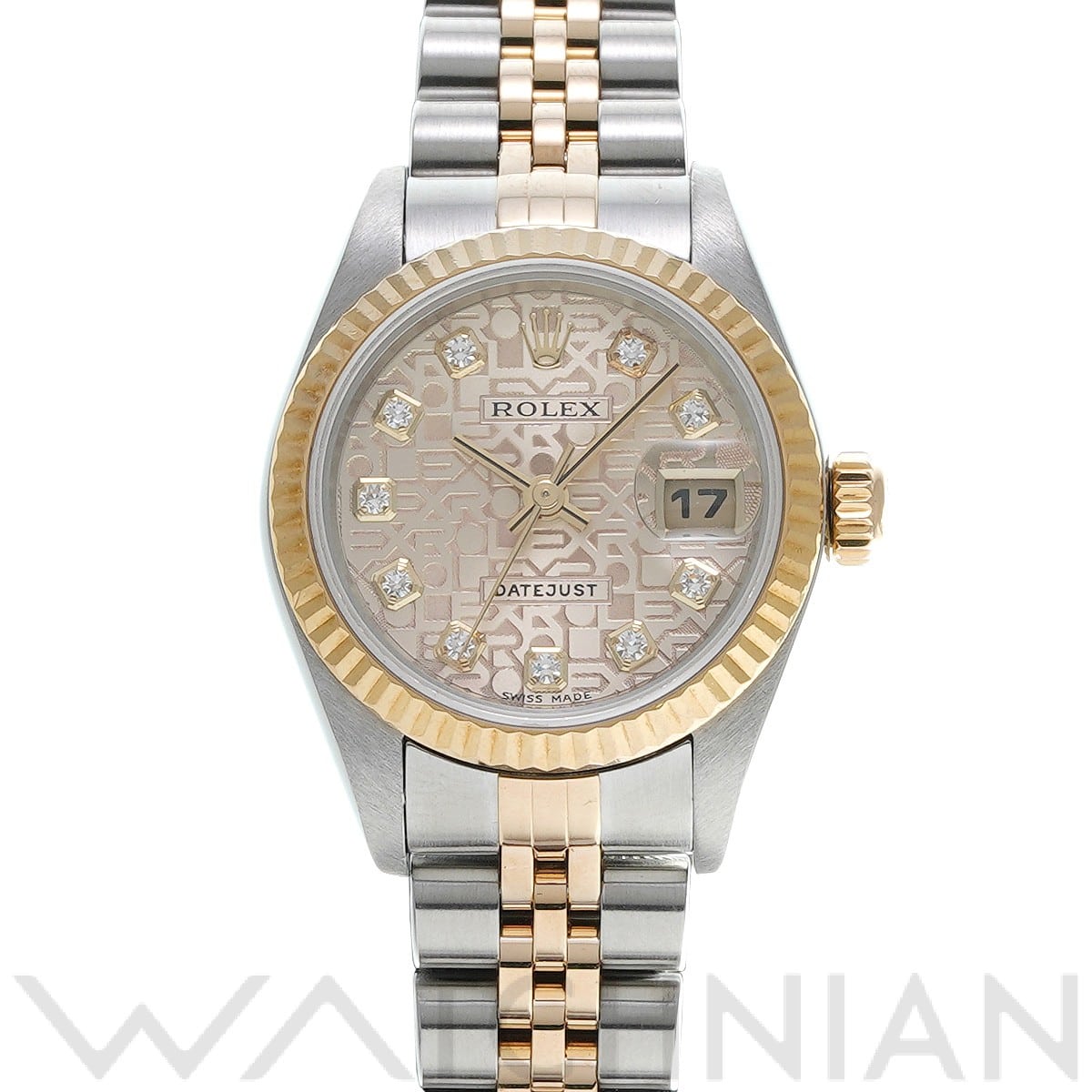 ロレックス デイトジャスト 79173G シャンパンコンピュータ/ダイヤモンド レディース 時計 【中古】【wristwatch】