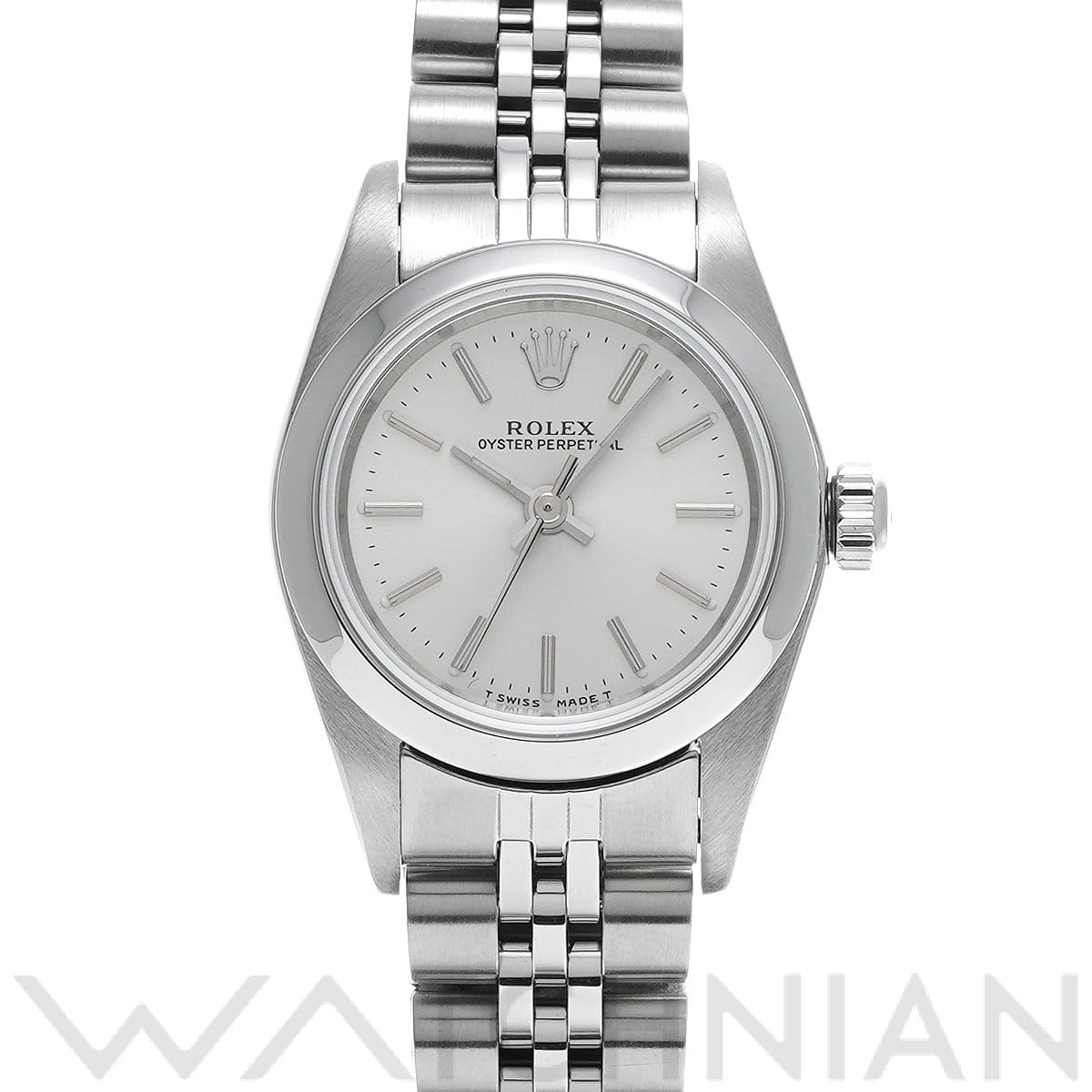 オイスターパーペチュアル 76080 A番(1999年頃製造) シルバー ロレックス ROLEX レディース 【中古】