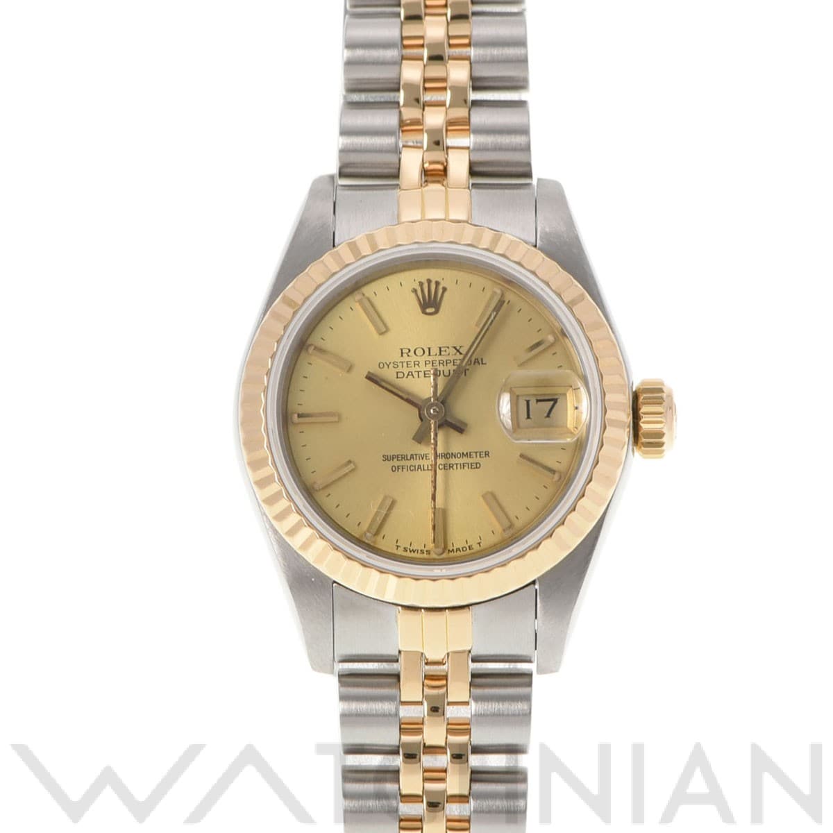 ロレックス デイトジャスト 26 69173 シャンパン レディース 時計 【中古】【wristwatch】