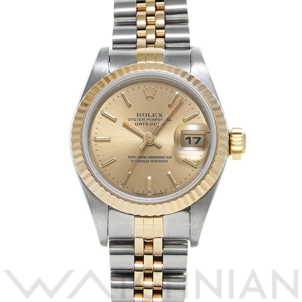 ロレックス デイトジャスト 26 69173 シャンパン レディース 時計 【中古】【wristwatch】