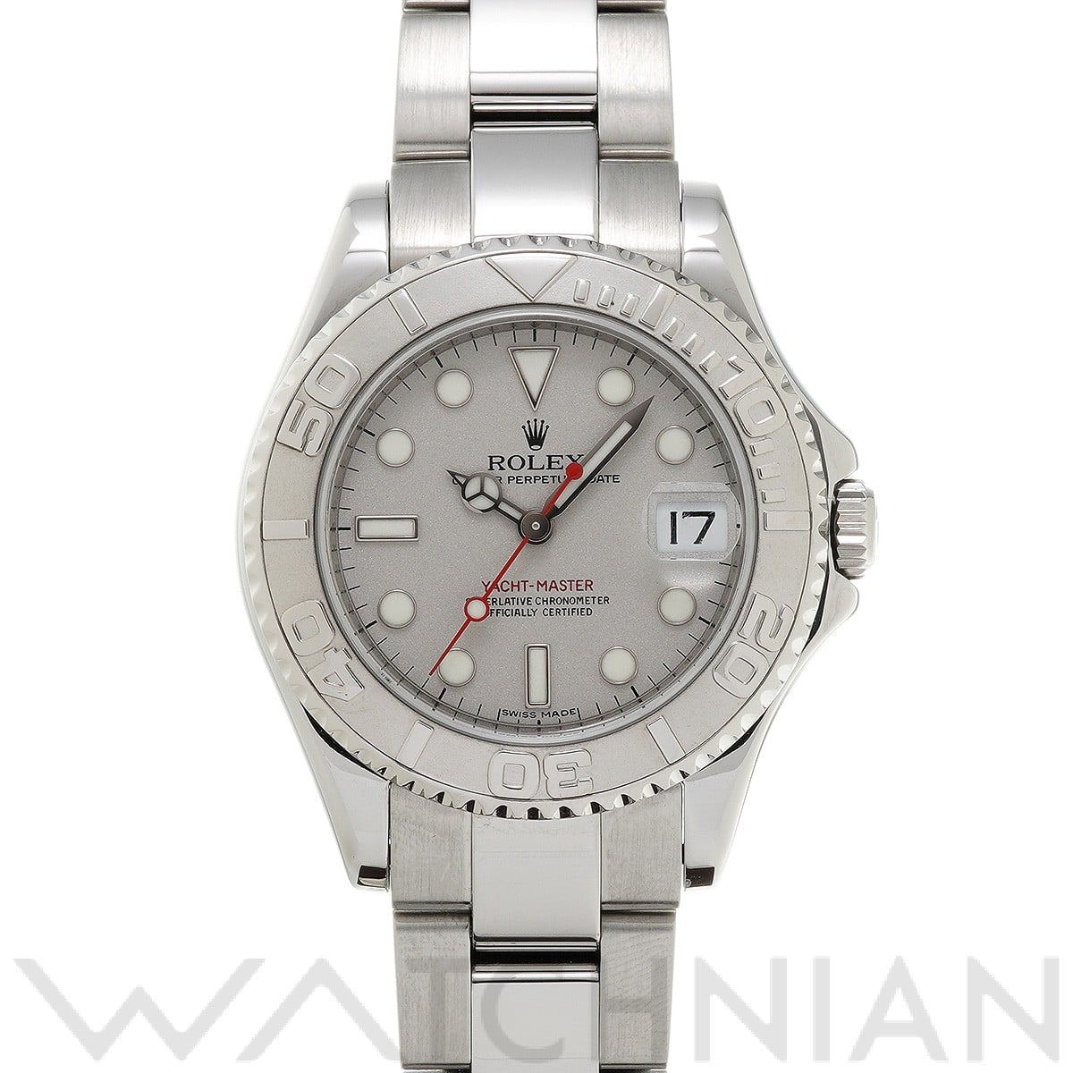 ヨットマスター 34 168622 M番(2008年頃製造) グレー ロレックス ROLEX ユニセックス 【中古】