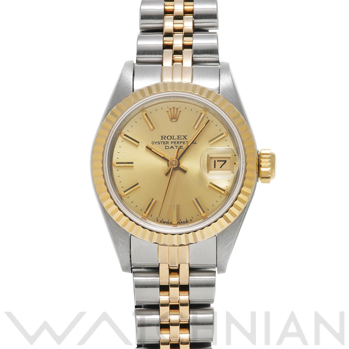 ロレックス デイトジャスト 26 69173 シャンパン レディース 時計 【中古】【wristwatch】