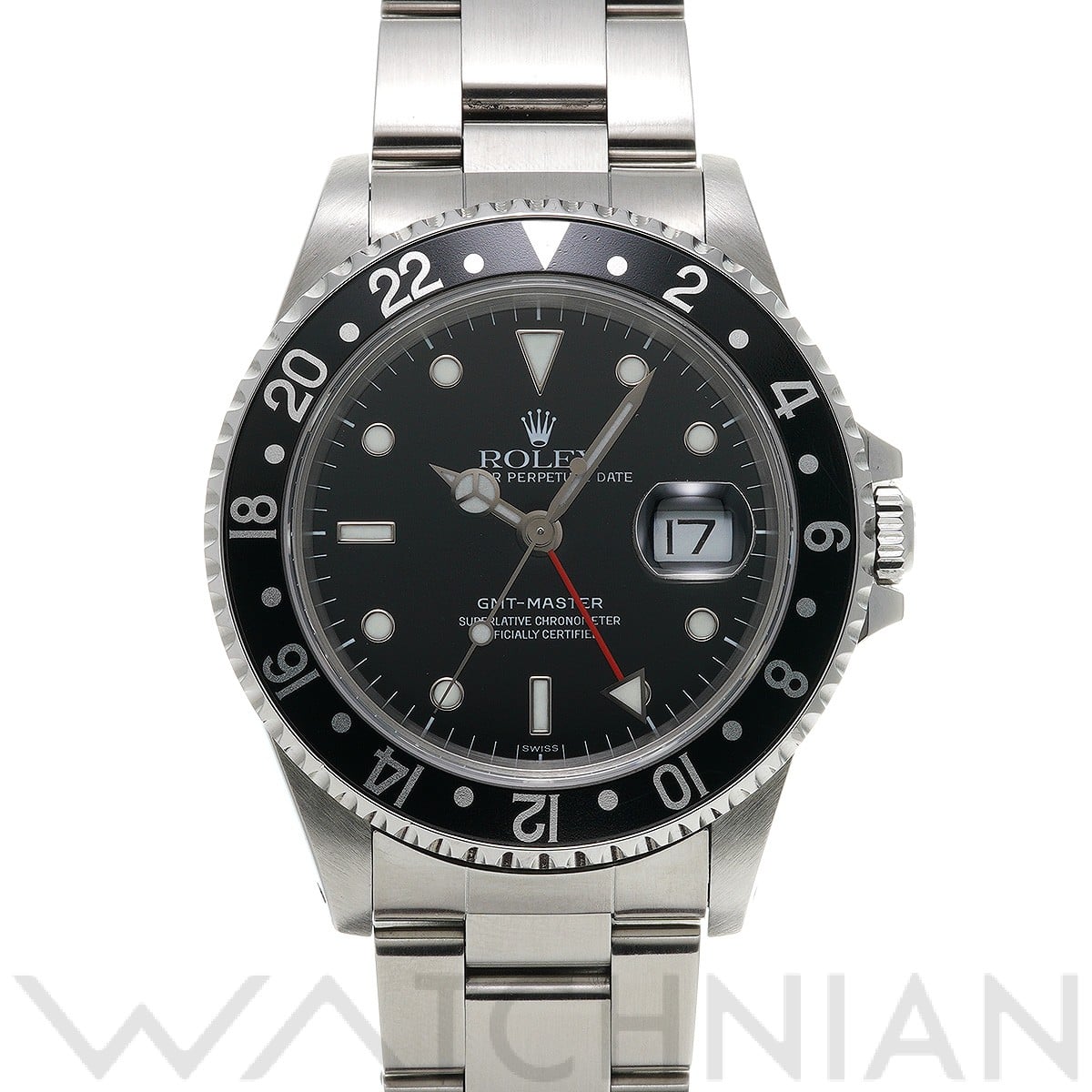 ロレックス GMTマスター 16700 ブラック メンズ 時計 【中古】【wristwatch】