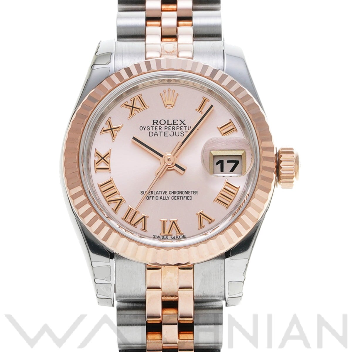 ロレックス レディ デイトジャスト 26 179171 ピンク レディース 時計 【中古】【wristwatch】