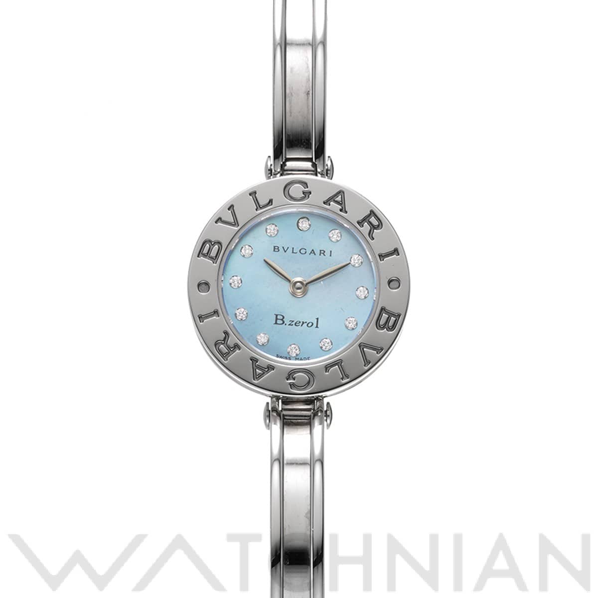 ブルガリ / BVLGARI ビーゼロワン / B-ZERO1 BZ22S ブルーシェル/ダイヤモンド レディース 時計 【中古】【wristwatch】