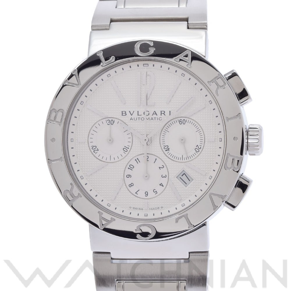 ブルガリ / BVLGARI ブルガリブルガリ クロノグラフ BB42SSCH シルバー メンズ 時計 【中古】【wristwatch】