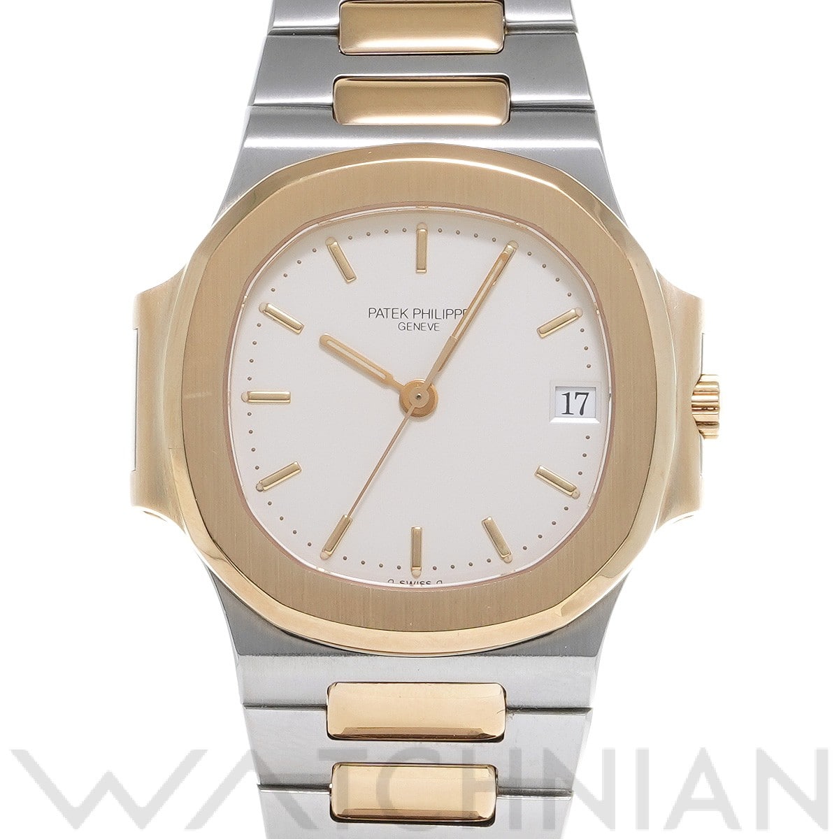 パテック フィリップ / PATEK PHILIPPE ノーチラス 3800/001 アイボリー レディース 時計 【中古】【wristwatch】