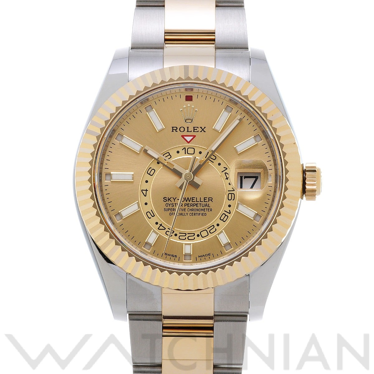 ロレックス / ROLEX スカイドゥエラー 326933 シャンパン メンズ 時計 【未使用】【wristwatch】