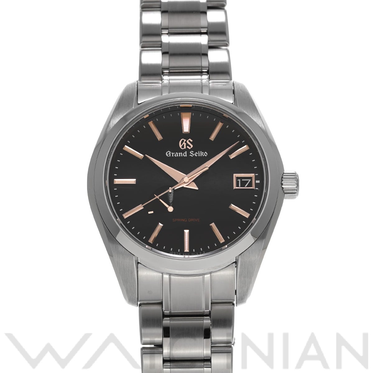 グランドセイコー / Grand Seiko ヘリテージコレクション スプリングドライブ SBGA401 ブラック メンズ 時計 【中古】【wristwatch】