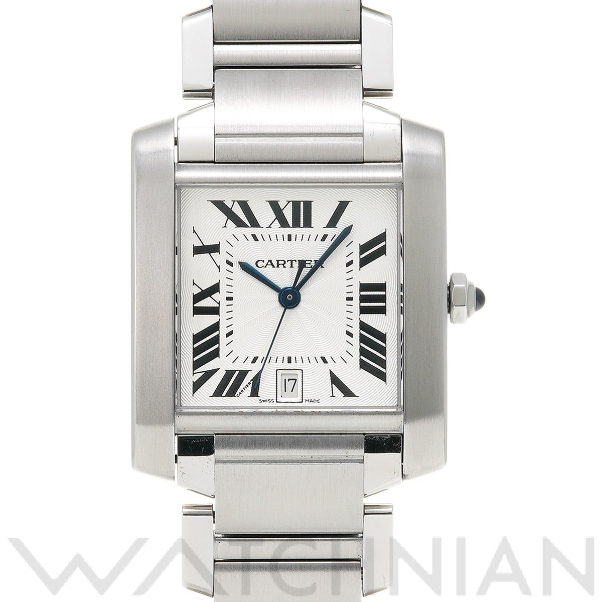 カルティエ / CARTIER タンク フランセーズ LM W51002Q3 シルバー メンズ 時計 【中古】【wristwatch】