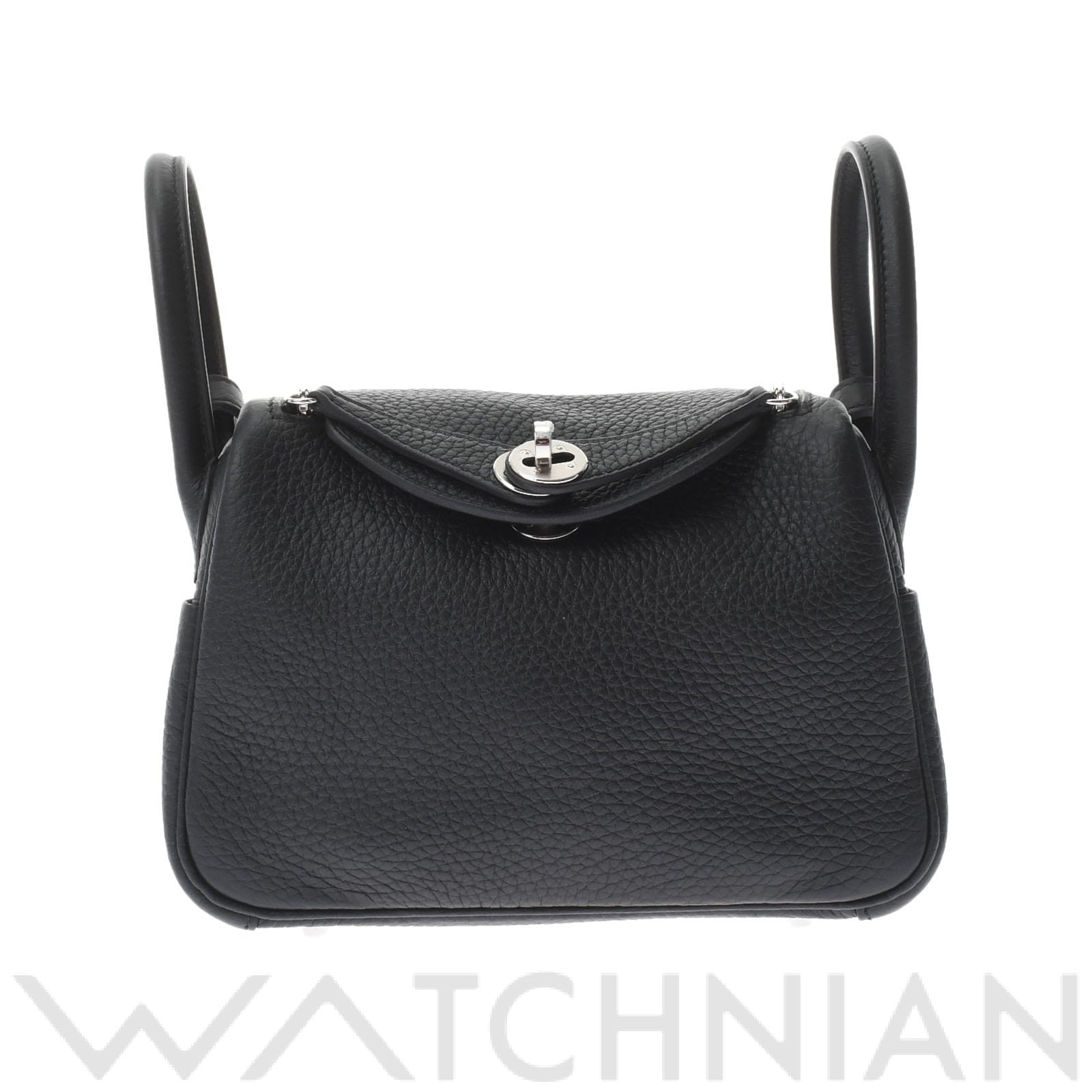 リンディ ミニ ブラック/パラジウム金具 トリヨンクレマンス HERMES エルメス レディース 【新品】