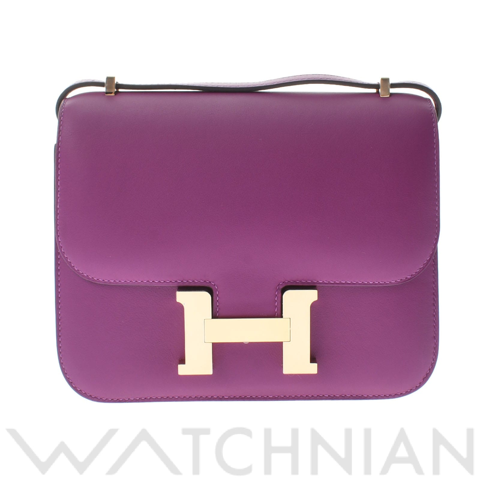 エルメス コンスタンス3 18 アネモネ/ゴールド金具 ヴォースイフト レディース バッグ 【未使用】【bag】