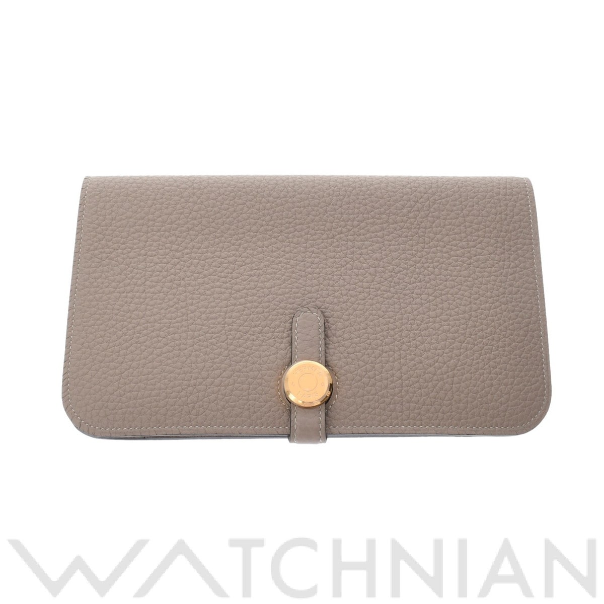 エルメス ドゴン GM トゥルティエール/ゴールド金具 トゴ ユニセックス 財布 【未使用】【purse】
