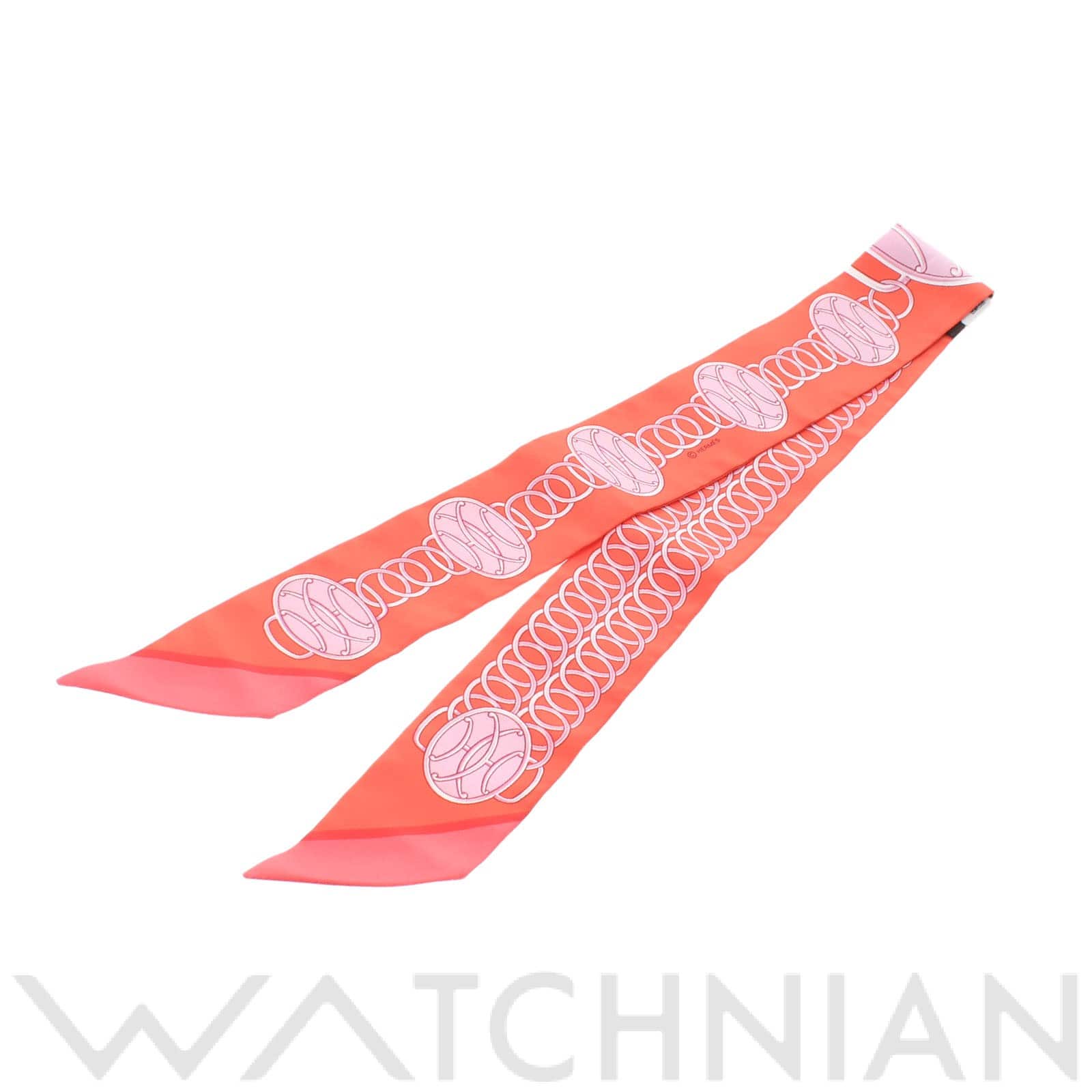 エルメス / HERMES ツイリー LIFT PROFILE ピンク シルク100％ レディース 【新品】【other】