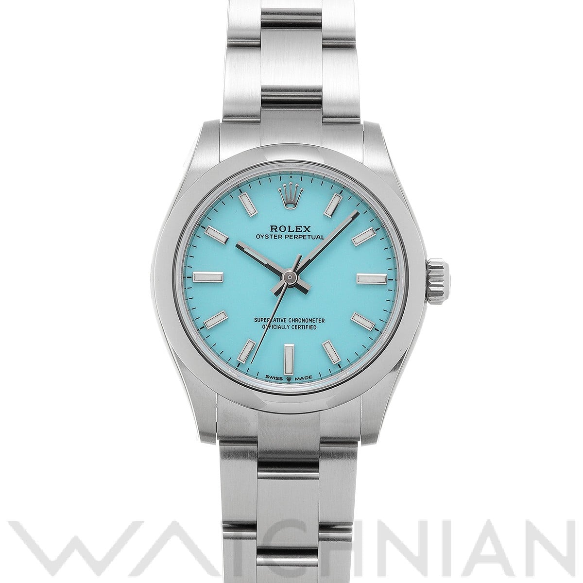ロレックス / ROLEX オイスターパーペチュアル 31 277200 ターコイズブルー ユニセックス 時計 【未使用】【wristwatch】