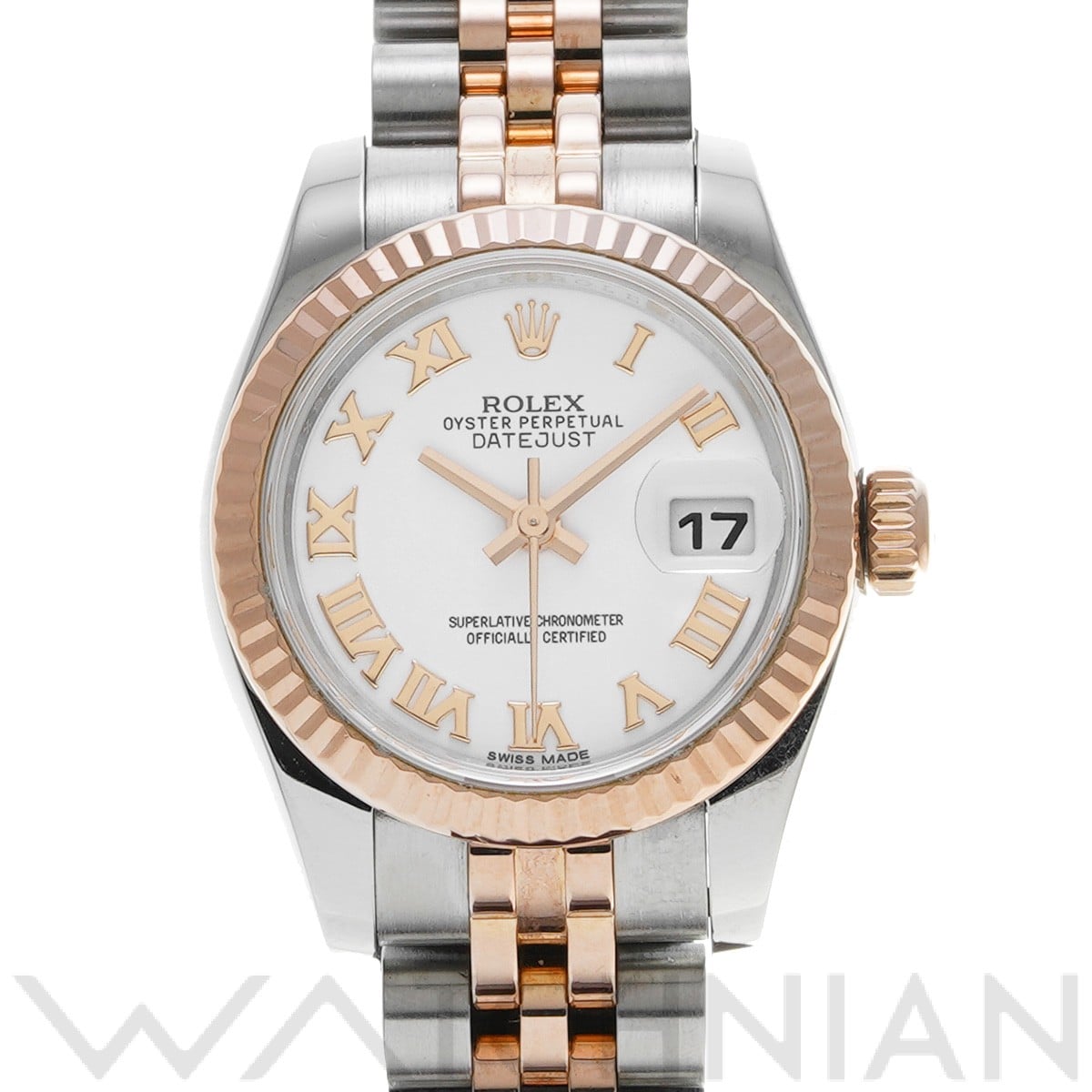 ロレックス レディ デイトジャスト 26 179171 ホワイト レディース 時計 【中古】【wristwatch】