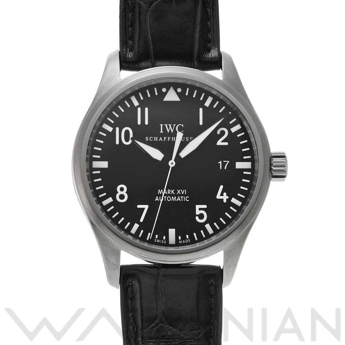 IWC パイロットウォッチ マーク XVI IW325504 ブラック メンズ 時計 【中古】【wristwatch】