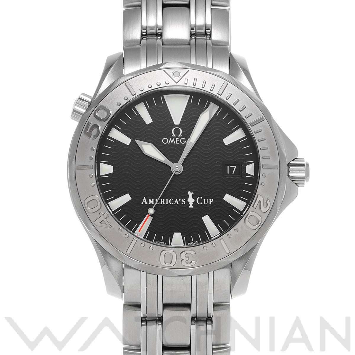 オメガ / OMEGA シーマスター プロフェッショナル 300 アメリカズカップ 2533.50 ブラック メンズ 時計 【中古】【wristwatch】