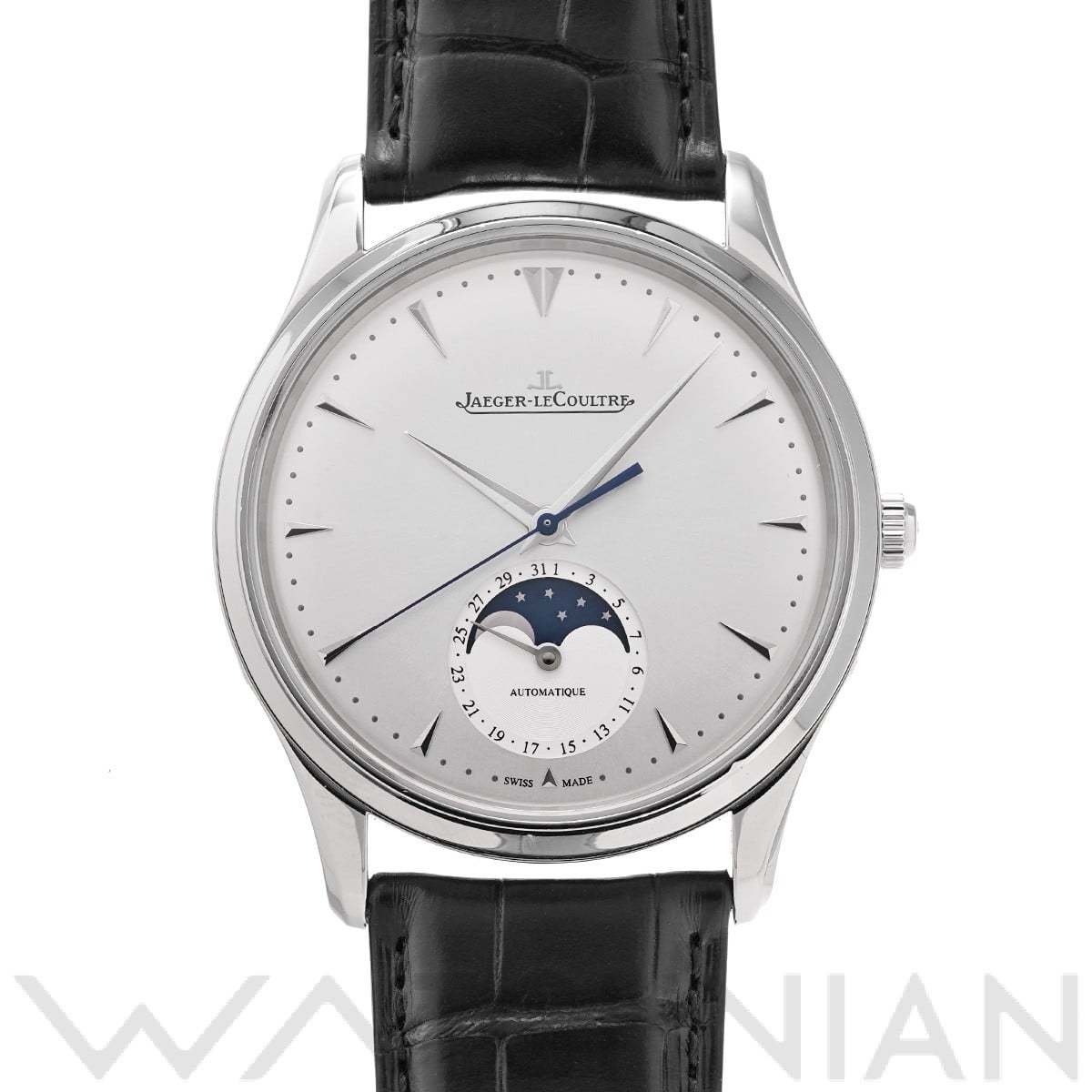 ジャガー ルクルト マスター ウルトラスリム ムーン 39 Q1368420 シルバー メンズ 時計 【中古】【wristwatch】