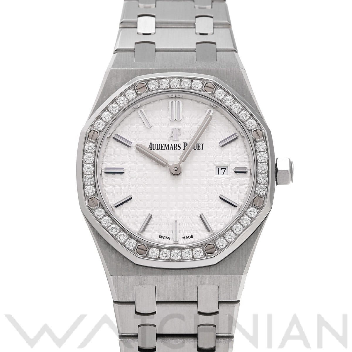 オーデマ ピゲ ロイヤルオーク クォーツ 67651ST.ZZ.1261ST.01 シルバー レディース 時計 【中古】【wristwatch】