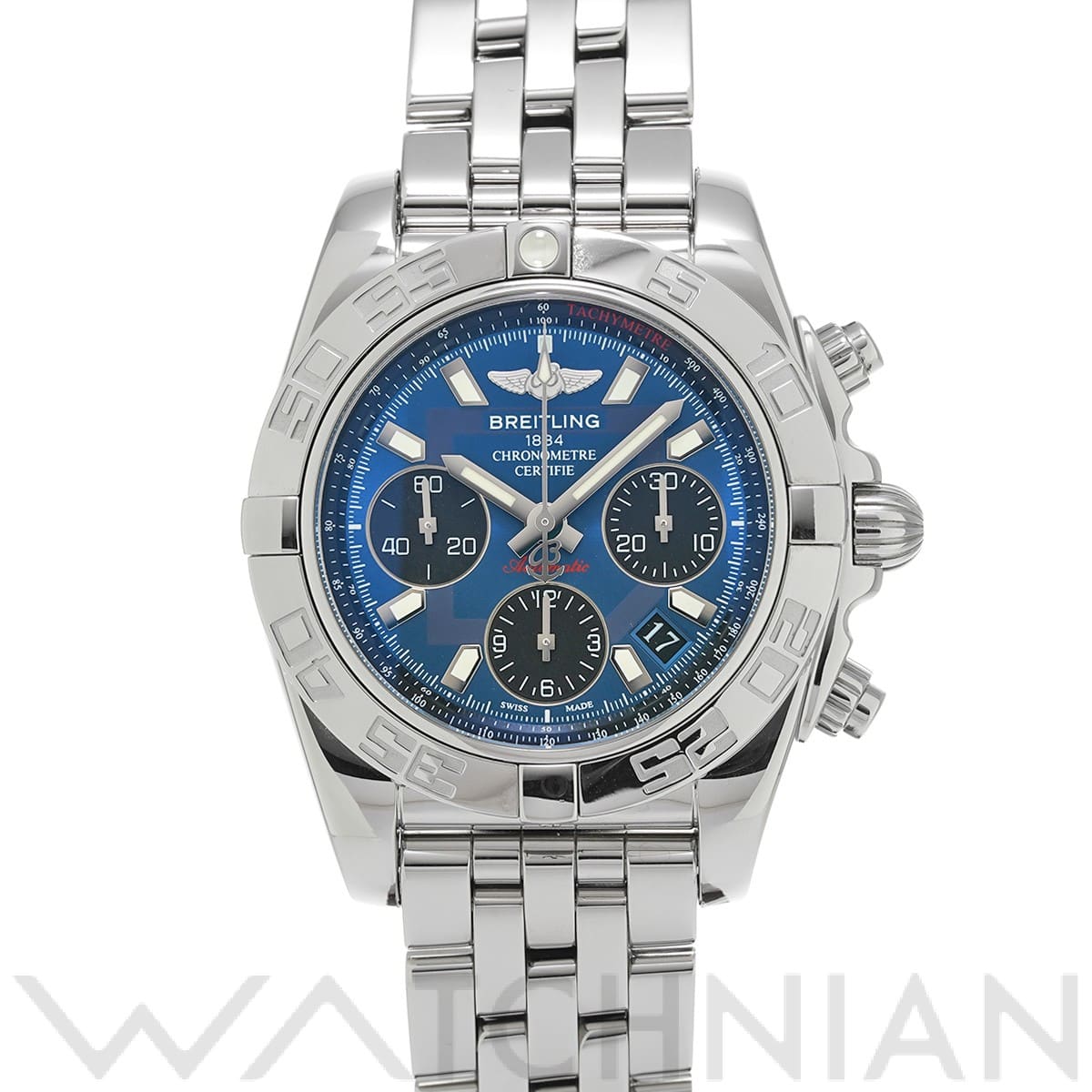 ブライトリング / BREITLING クロノマット 41 A014C30PA ブルー/ブラック メンズ 時計 【中古】【wristwatch】