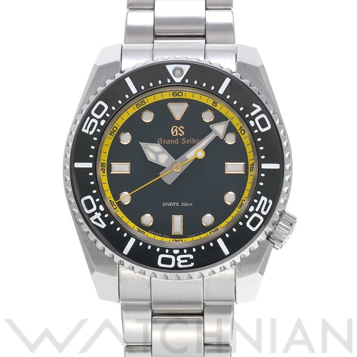 グランドセイコー / Grand Seiko スポーツコレクション 9Fクォーツ タフGS ダイバーズ SBGX339 ブラック メンズ 時計 【中古】【wristwatch】