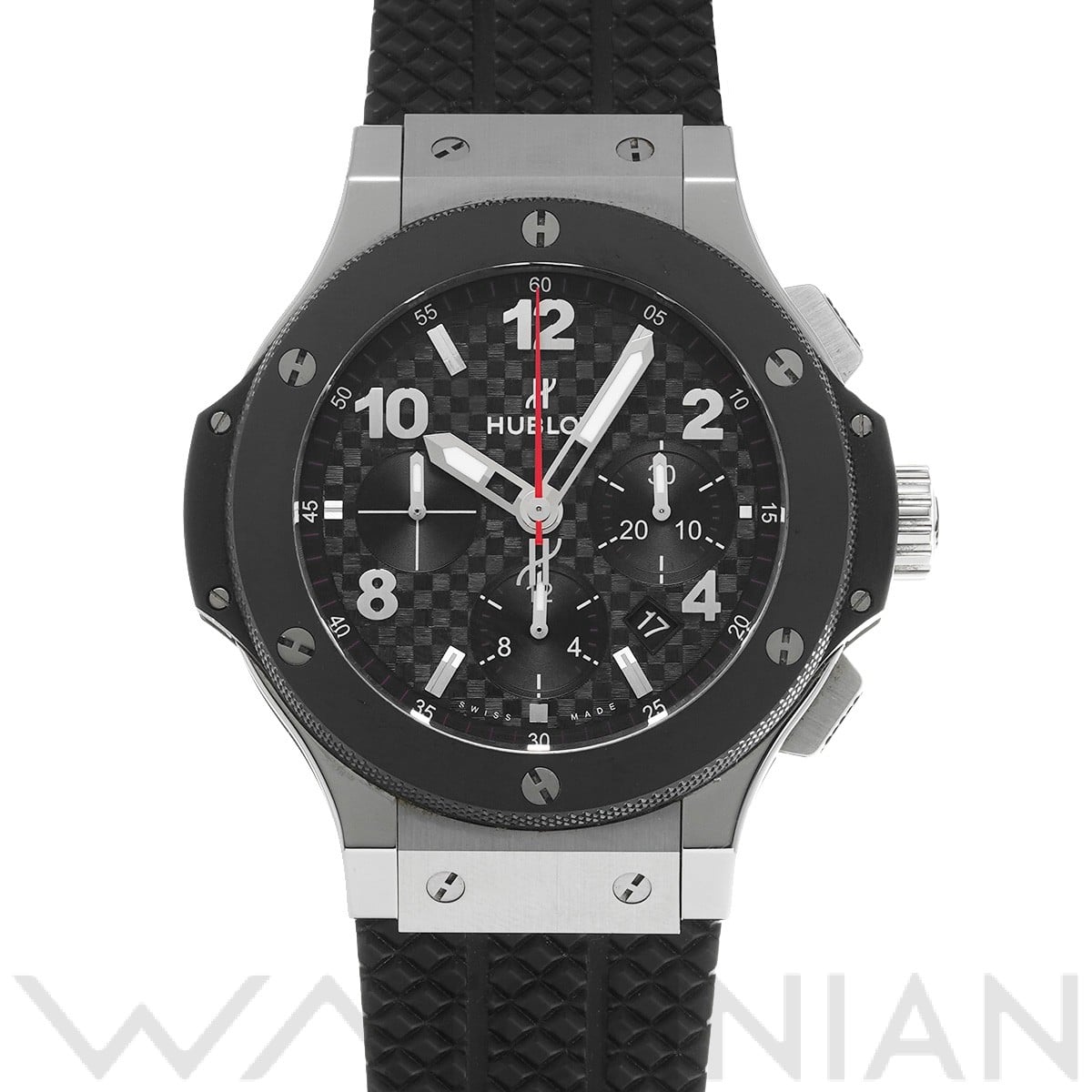 ビッグバン スチール セラミック 301.SB.131.RX ブラックカーボン ウブロ HUBLOT メンズ 【中古】