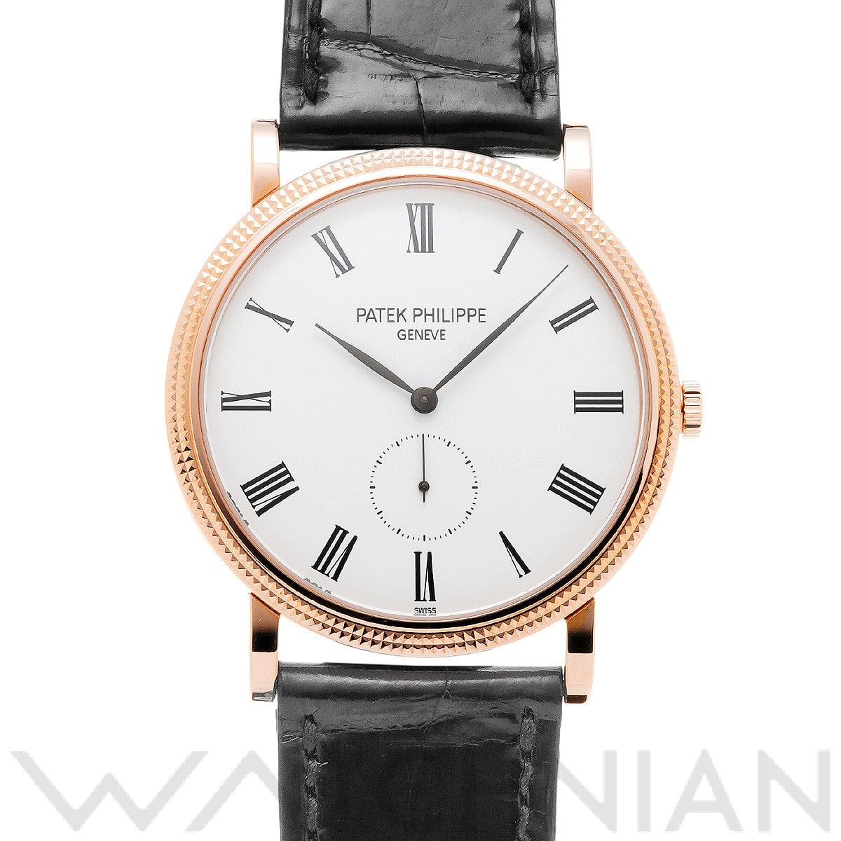 カラトラバ 5119R-001 ホワイト パテック フィリップ PATEK PHILIPPE メンズ 【中古】