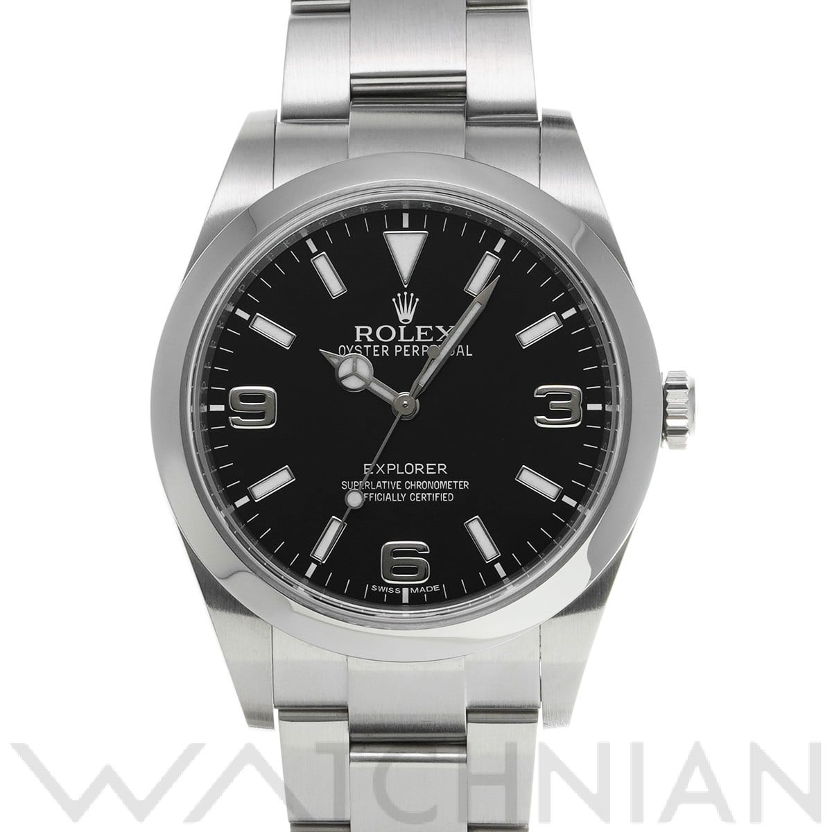 ロレックス エクスプローラー 214270 ブラック メンズ 時計 【中古】【wristwatch】