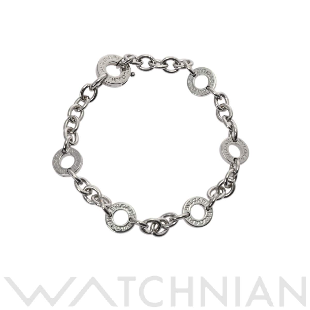 ブルガリ ブルガリブルガリ シルバー K18ホワイトゴールド WG レディース ジュエリー 【中古】【jewelry】