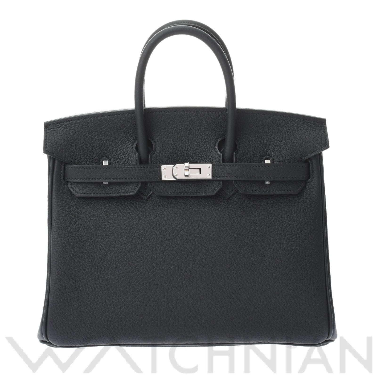 バーキン25 黒/パラジウム金具 トゴ HERMES エルメス レディース 【新品】
