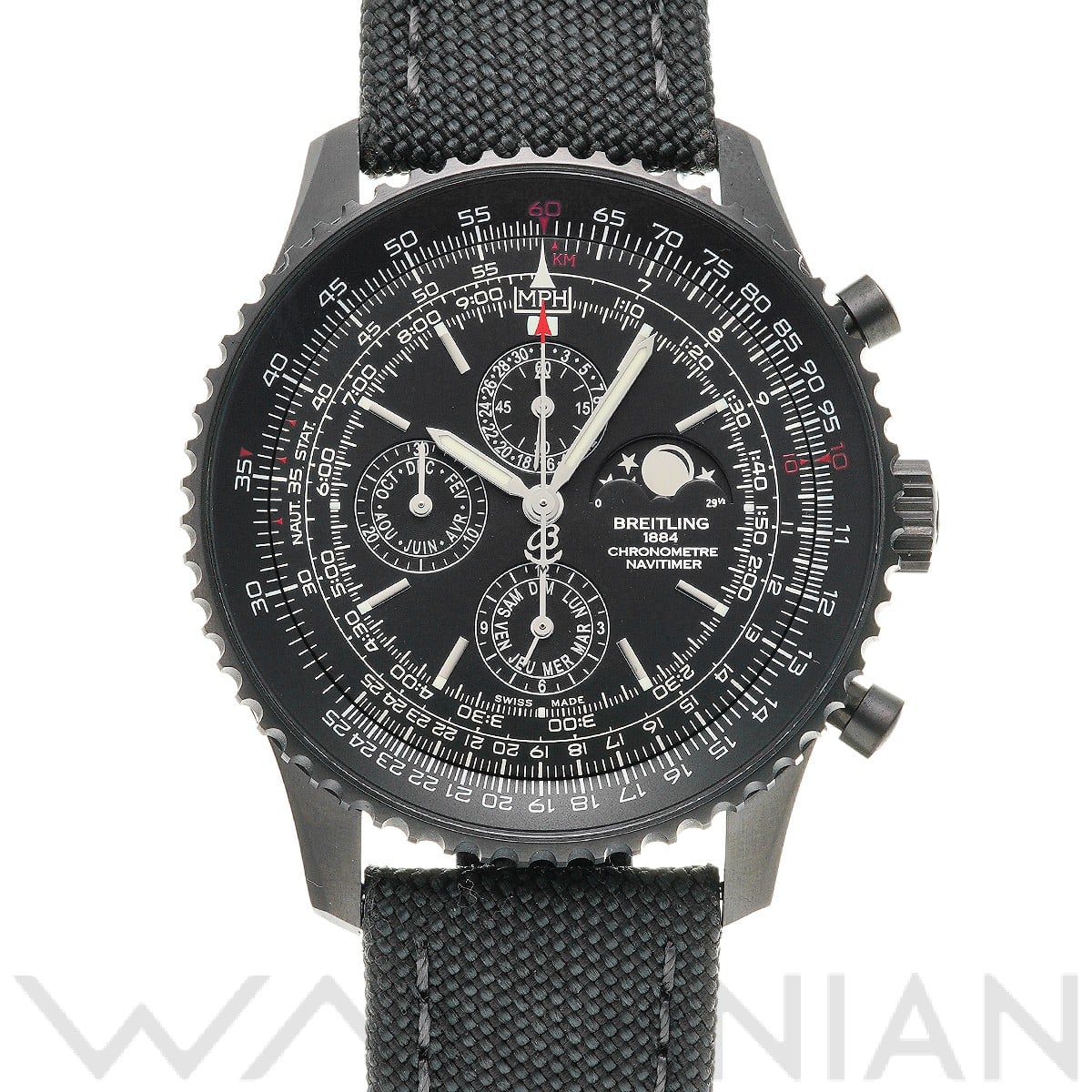 ナビタイマー 1461 48 M1938022/BD20 ブラック ブライトリング BREITLING メンズ 【中古】