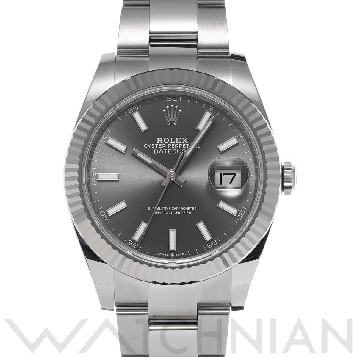 ロレックス デイトジャスト 41 126334 スレート メンズ 時計 【中古】【wristwatch】