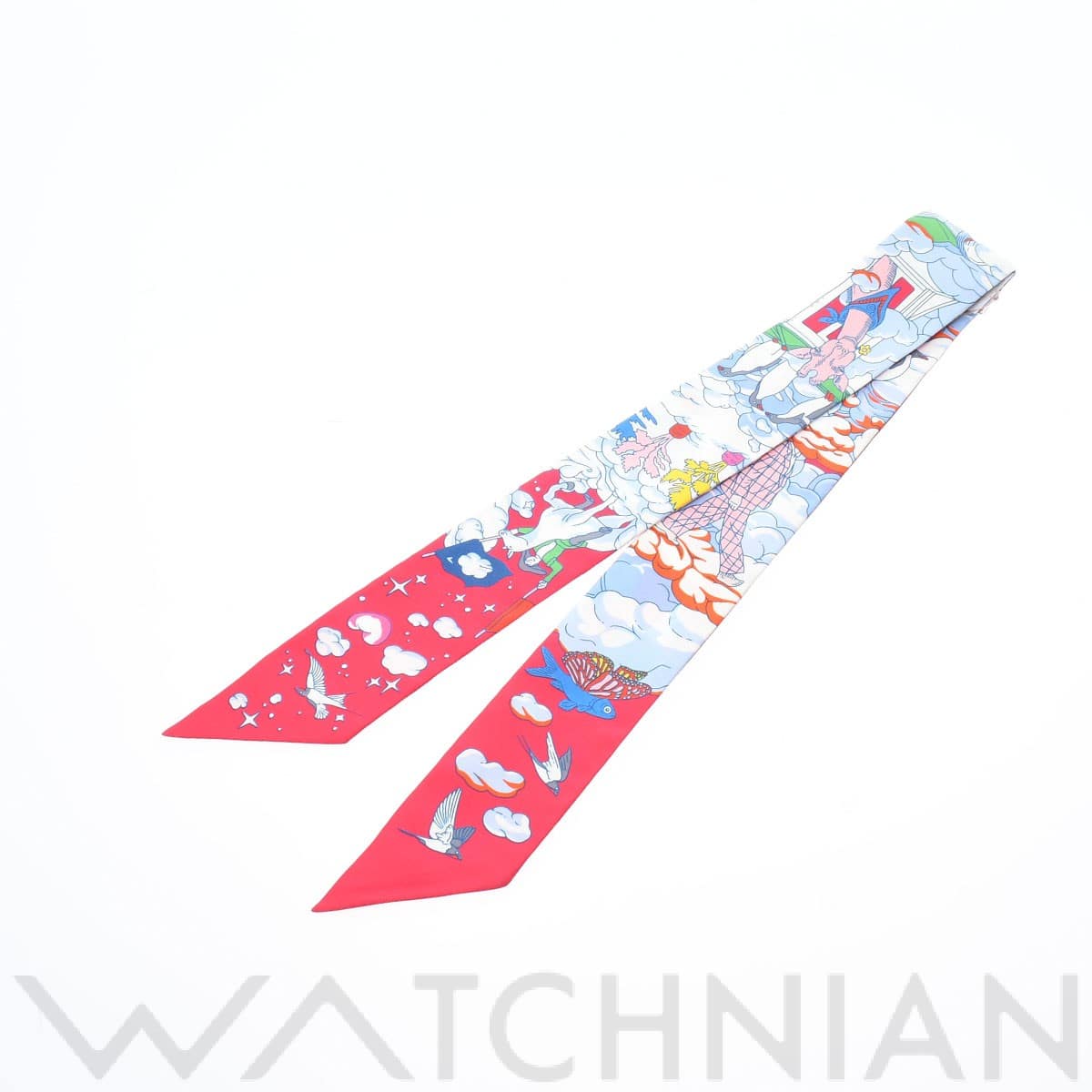 エルメス / HERMES ツイリー SUR MON NUAGE ピンク シルク100％ レディース 【新品】【other】