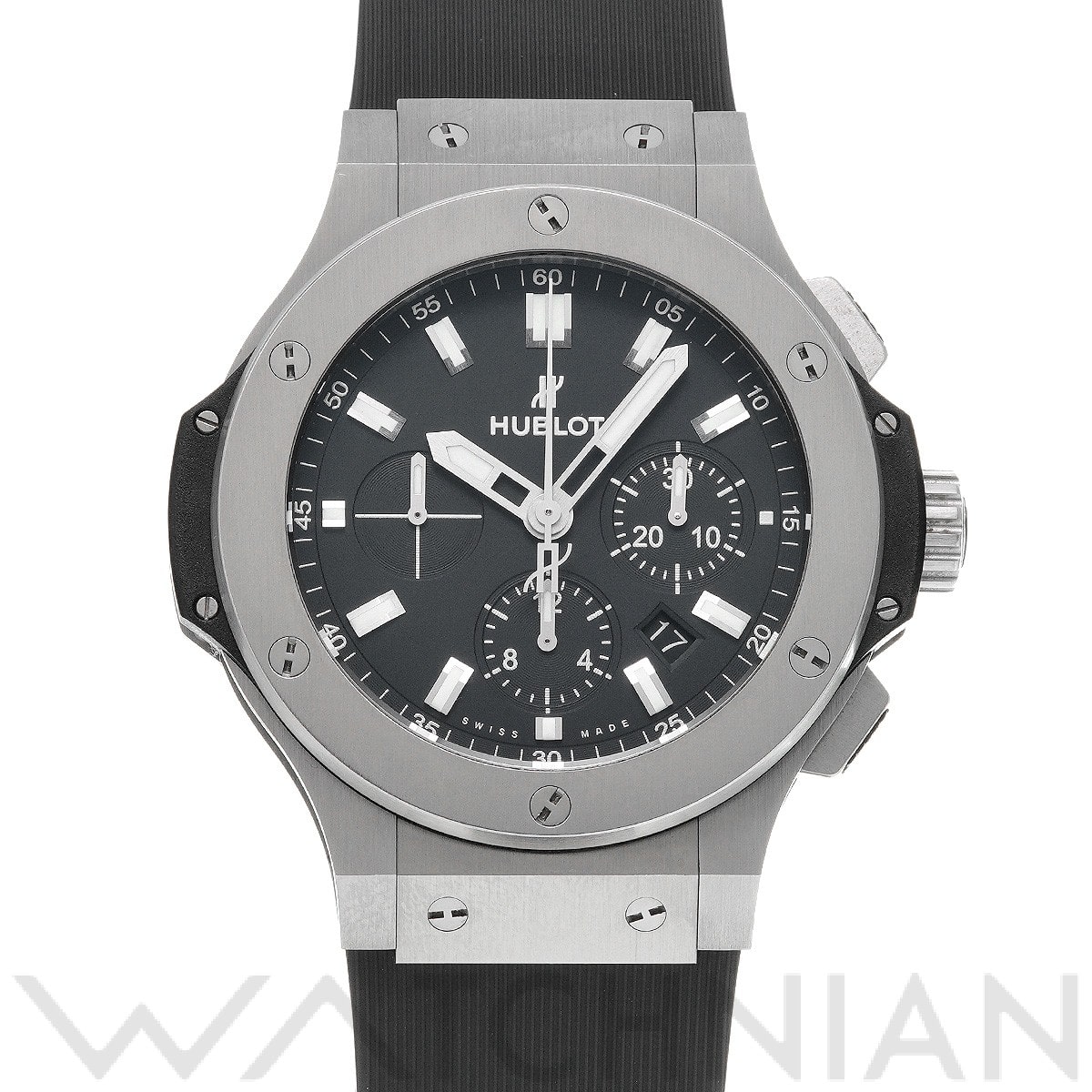 ビッグバン スチール 301.SX.1170.RX マットブラック ウブロ HUBLOT メンズ 【中古】