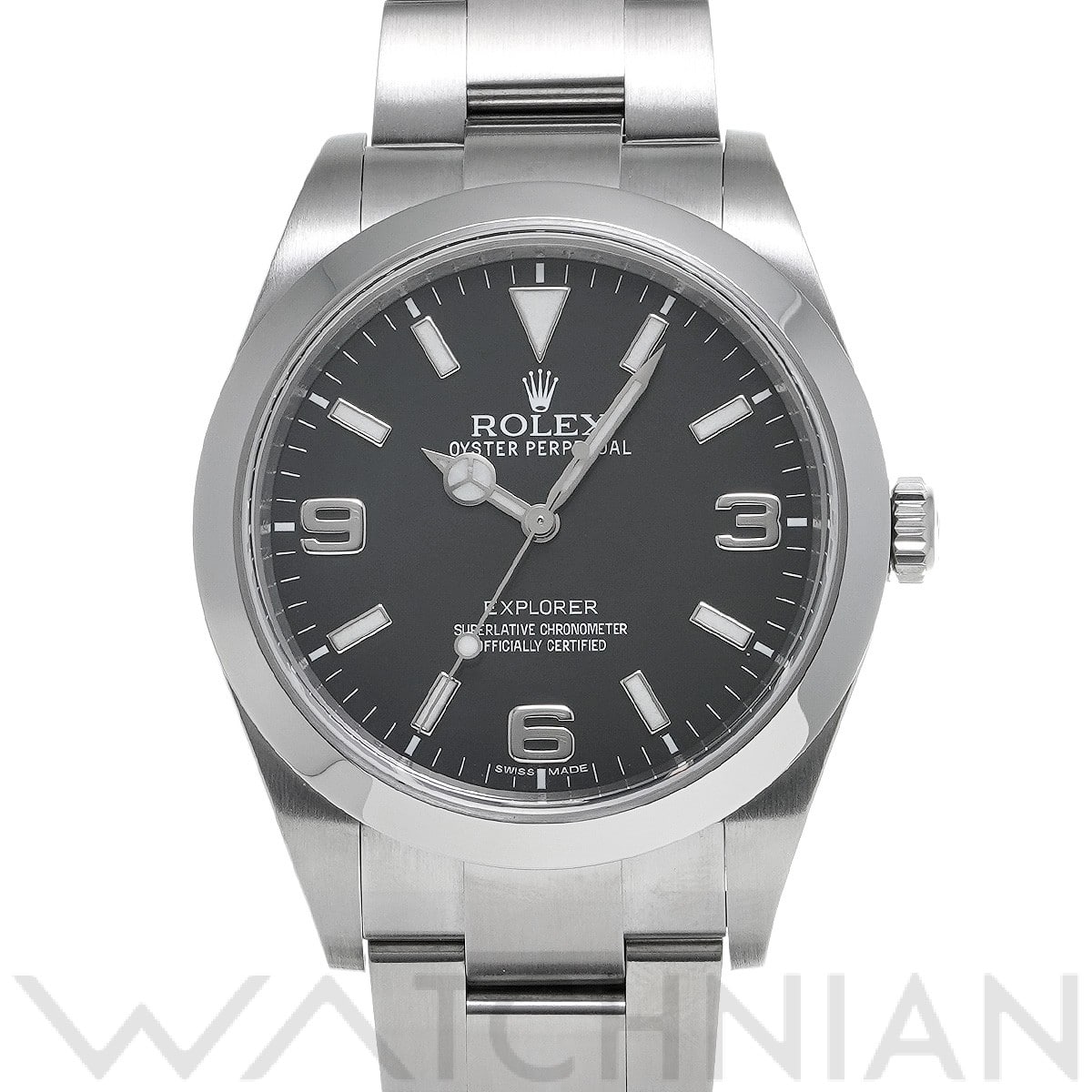 ロレックス エクスプローラー 214270 ブラック メンズ 時計 【中古】【wristwatch】