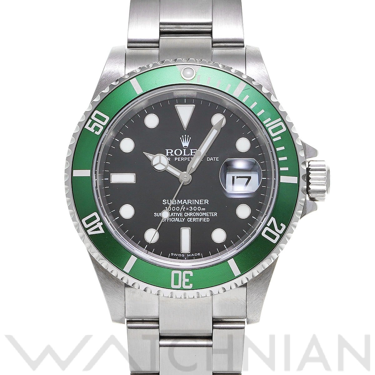 ロレックス / ROLEX サブマリーナ デイト 16610LV ブラック メンズ 時計 【中古】【wristwatch】