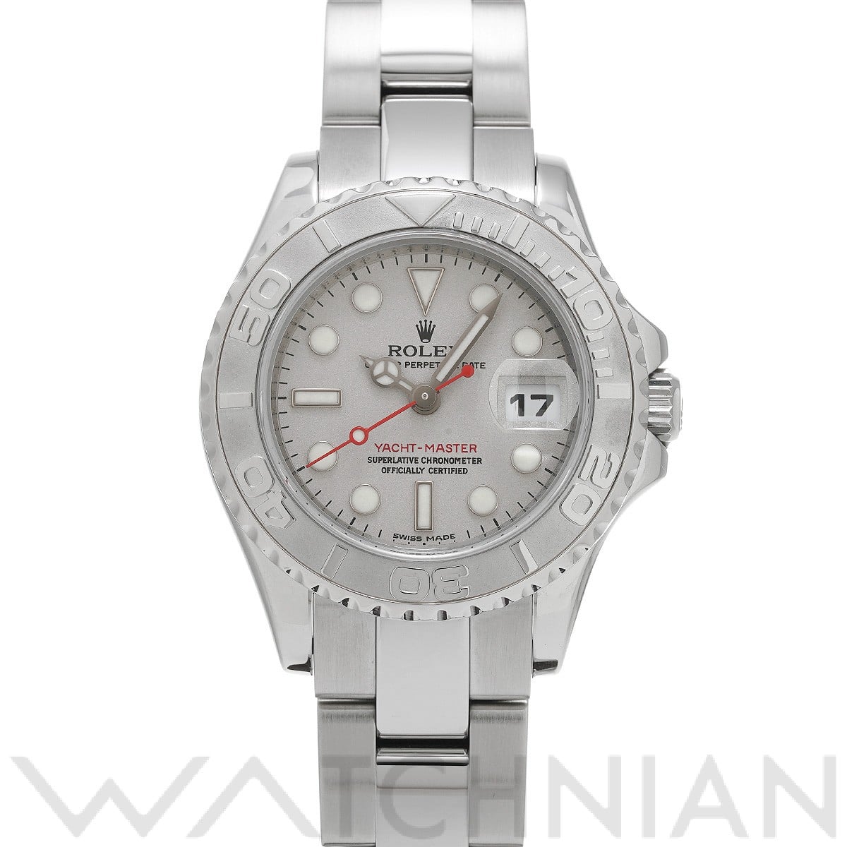 ヨットマスター 29 169622 M番(2007年頃製造) グレー ロレックス ROLEX レディース 【中古】