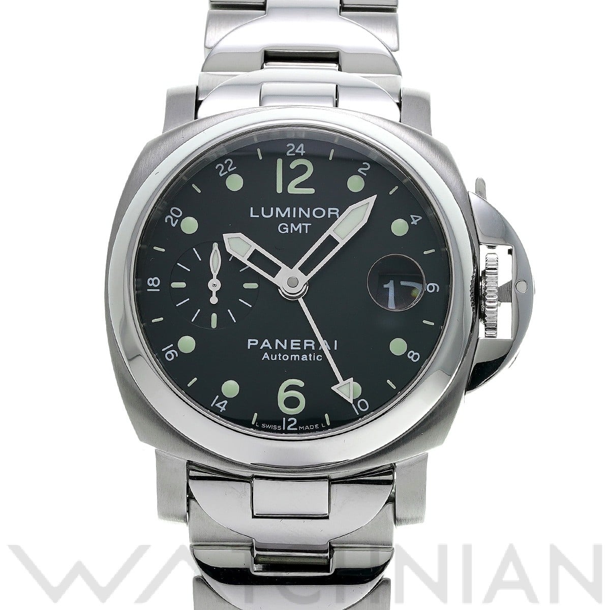 パネライ / PANERAI ルミノール GMT PAM00160 ブラック メンズ 時計 【中古】【wristwatch】
