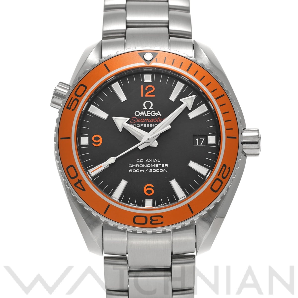 オメガ / OMEGA シーマスター プラネットオーシャン 600 コーアクシャル 232.30.42.21.01.002 ブラック メンズ 時計 【中古】【wristwatch】