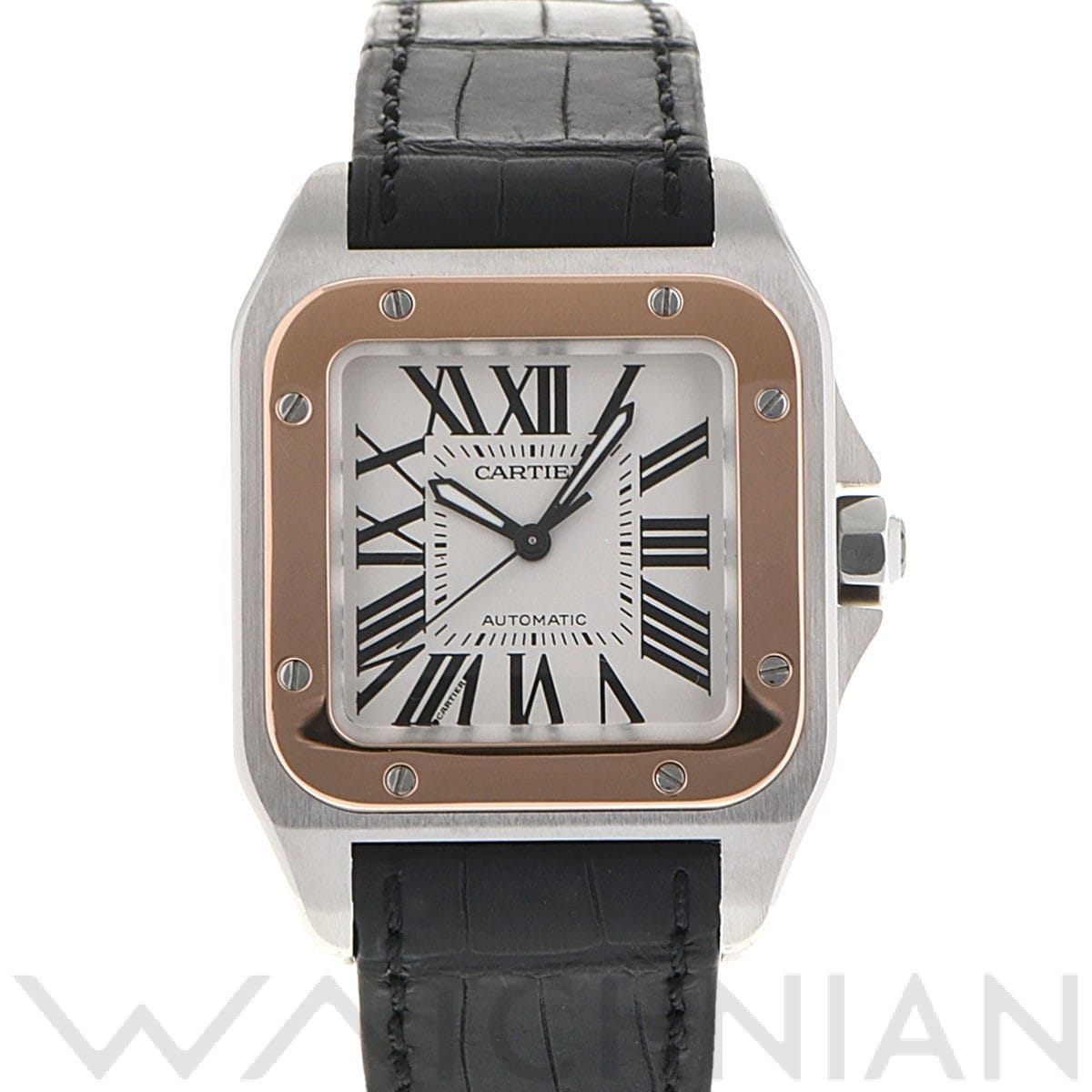 サントス100 MM W20107X7 シルバー カルティエ CARTIER ユニセックス 【中古】