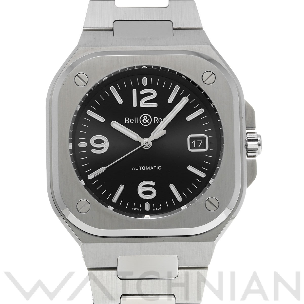 ベル＆ロス / Bell & Ross BR 05 ブラックスチール BR05A-BL-ST/SST ブラック メンズ 時計 【中古】【wristwatch】