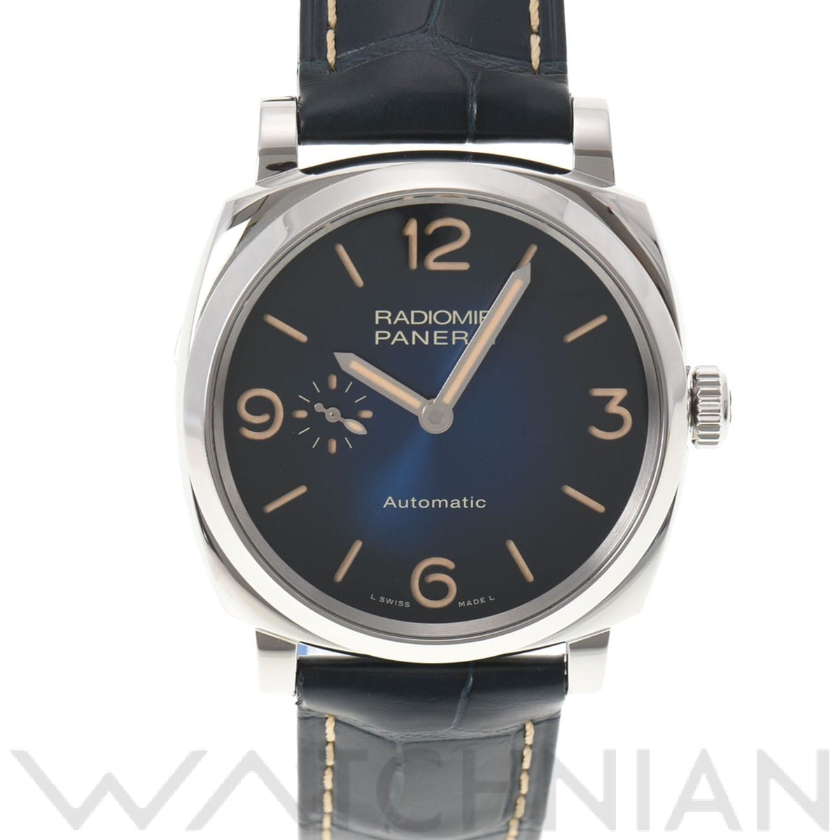 ラジオミール 1940 3デイズ アッチャイオ PAM00933 U番(2018年製造) ブルー・グラデーション パネライ OFFICINE PANERAI メンズ 【中古】