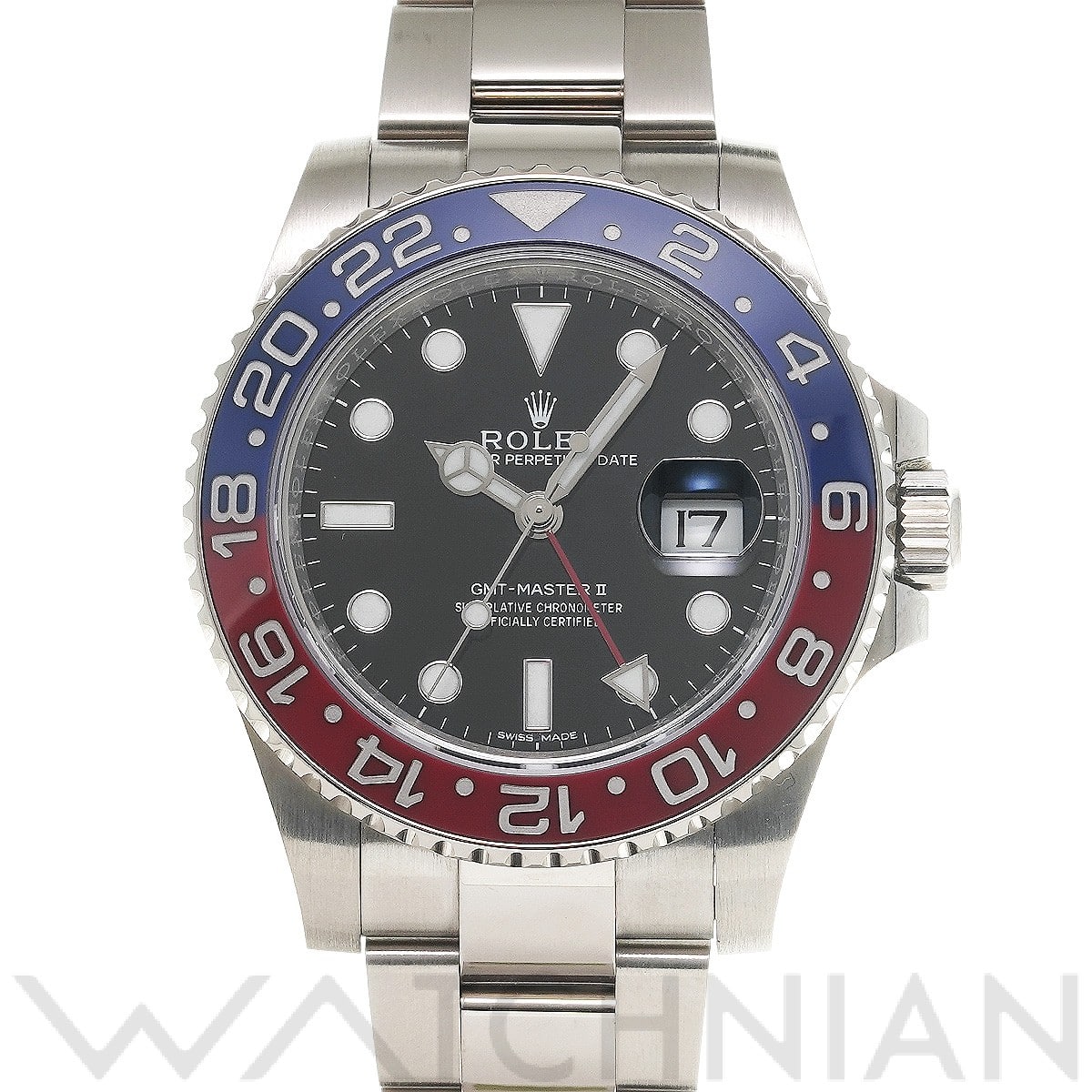 ロレックス GMTマスターII 116719BLRO ブラック メンズ 時計 【中古】【wristwatch】