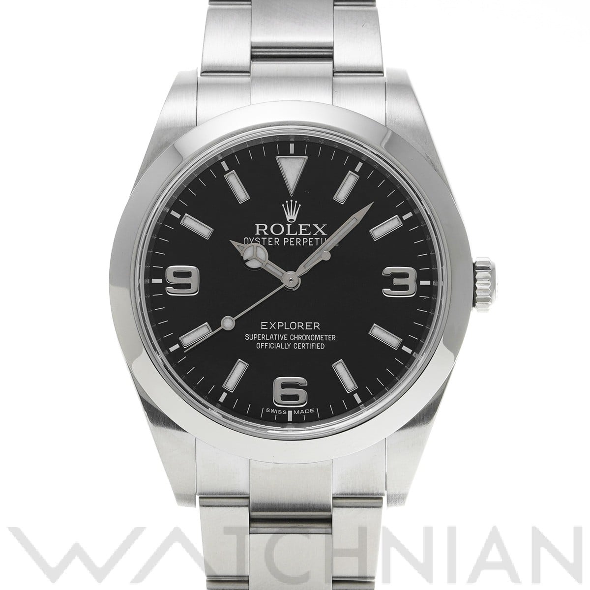 ロレックス エクスプローラー 214270 ブラック メンズ 時計 【中古】【wristwatch】