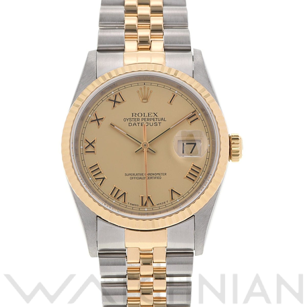 ロレックス デイトジャスト 36 16233 シャンパン メンズ 時計 【中古】【wristwatch】