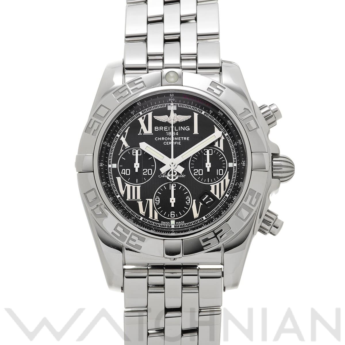 ブライトリング / BREITLING クロノマット 44 A011B56PA ブラック メンズ 時計 【中古】【wristwatch】